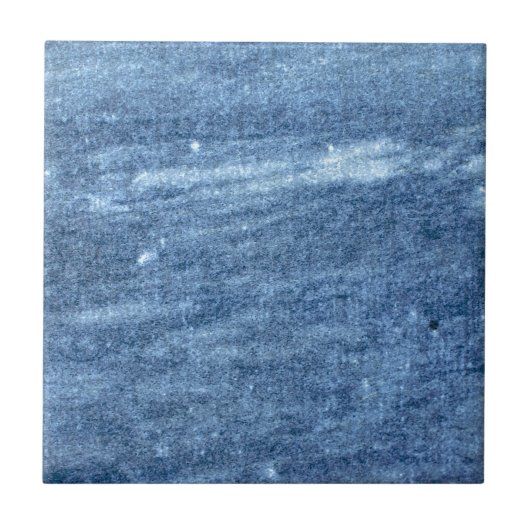 Abstracte blauwe en witte marmer tegeltje (Voorkant)