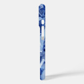 Abstracte blauwe, gekantelde papieren fotografie Case-Mate iPhone case (Achterkant / Links)
