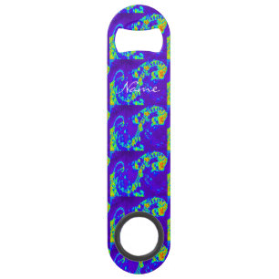 abstracte blauwe golven Thunder_Cove Speed Flessenopener
