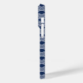 abstracte blauwe golven van zee in Chinese stijl Case-Mate iPhone Case (Achterkant / Links)