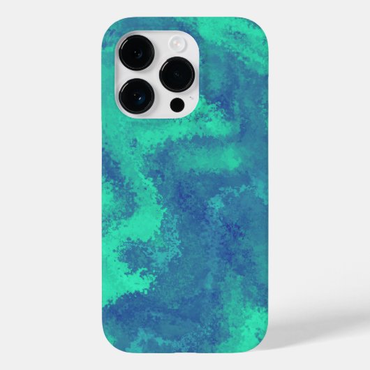 Abstracte blauwe groene diffusie Case-Mate iPhone case (Achterkant)