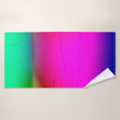 abstracte blauwe lichtachtergrond, kleurrijk patro badhanddoek (Badhanddoek)