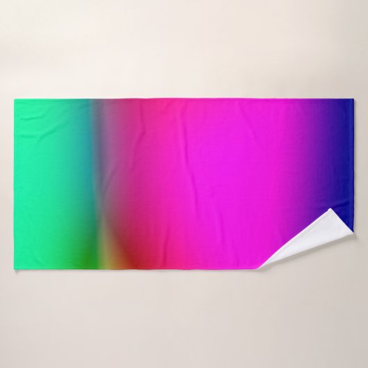 abstracte blauwe lichtachtergrond, kleurrijk patro badhanddoek (Badhanddoek)