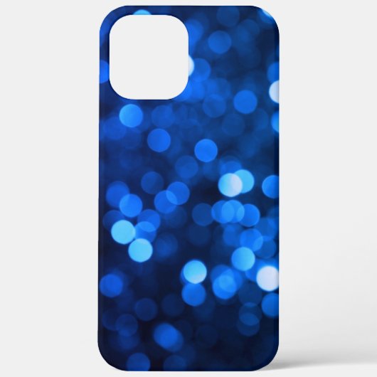 Abstracte blauwe lichtstippen Case-Mate iPhone case (Achterkant)
