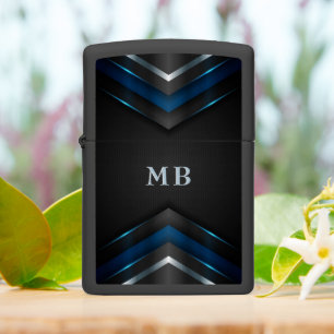 Abstracte Blauwe Mengeling 26 past Zippo Lighter a