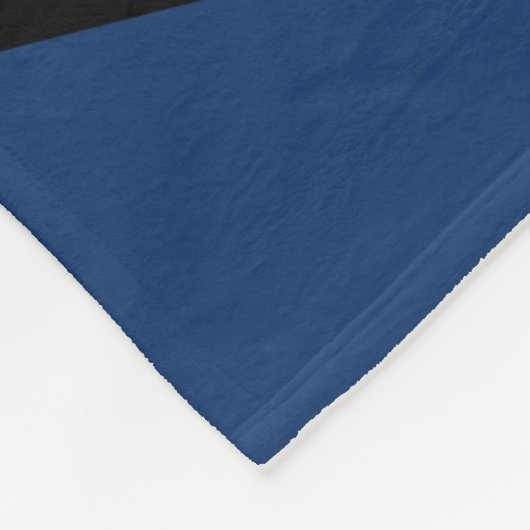 Abstracte blauwe polygons fleece deken (Hoek)