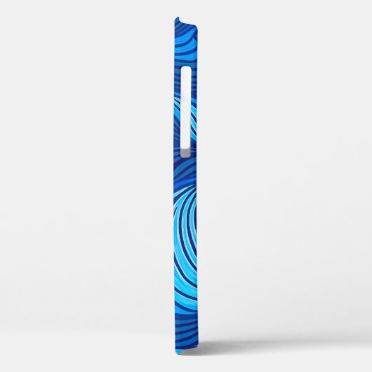 Abstracte Blauwe Turquoise Ocean Water Waves | Case-Mate iPhone Case (Achterkant / Links)
