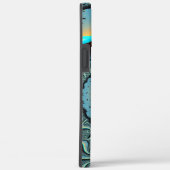 Abstracte blauwe turquoise oranje fractale kunst s Case-Mate iPhone case (Achterkant / Rechts)