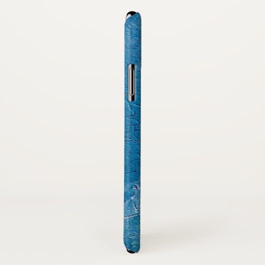 abstracte blauwe verftextuur Case-Mate iPhone case (Achterkant / rechts)