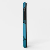 Abstracte Blauwgroen polygons Case-Mate iPhone Case (Achterkant/links)