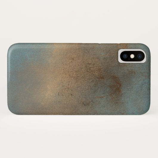 Abstracte blauwtinten gekleurde illustraties Case-Mate iPhone case (Achterkant (horizontaal))