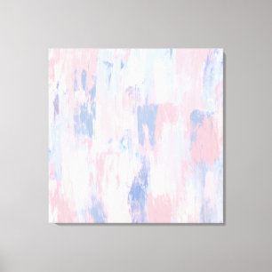 Abstracte blindheid en blauwe verf lijnen canvas afdruk