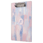 Abstracte blindheid en blauwe verf lijnen klembord (Links)