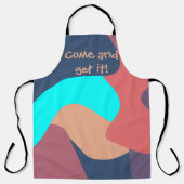 Abstracte Blobs Schort (Voorkant)