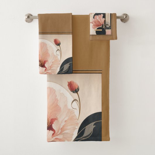 "Abstracte bloem" Bad Handdoek (Insitu)
