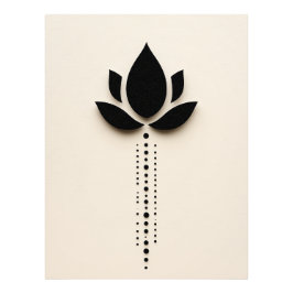 Abstracte bloem foto afdruk