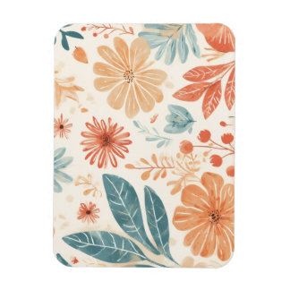 Abstracte bloem ontworpen magneet