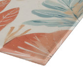 Abstracte bloem ontworpen snijplank (Hoek)