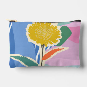 Abstracte Bloem Paardenbloem Kleurblokken Modern Etui