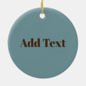 Abstracte Bloem, voeg tekst toe, bewerk tekst Keramisch Ornament (Achterkant)