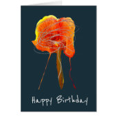 Abstracte bloembloem moderne kunst (Voorkant)