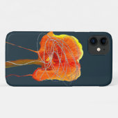 Abstracte bloembloem moderne kunst Case-Mate iPhone case (Achterkant (horizontaal))