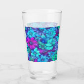 Abstracte Bloemen #62 Glas (Achterkant)