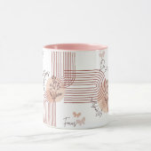 Abstracte Bloemen Ambities & Hustle Mok (Midden)