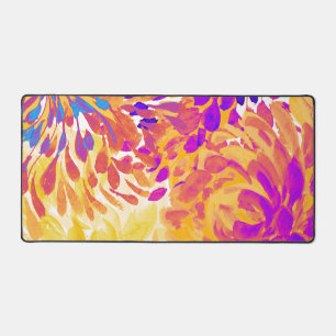 Abstracte bloemen bureaumat