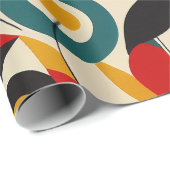 Abstracte bloemen cadeaupapier (Rol Hoek)