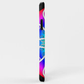 Abstracte bloemen Case-Mate iPhone case (Achterkant/rechts)