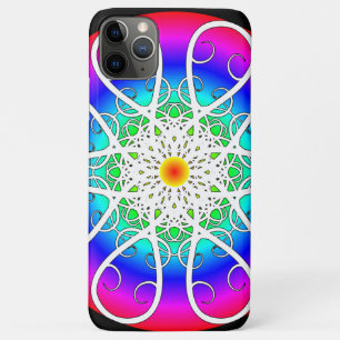 Abstracte bloemen iPhone 11 pro max hoesje