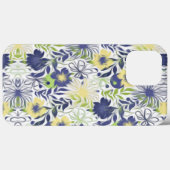 Abstracte bloemen Case-Mate iPhone case (Achterkant (horizontaal))