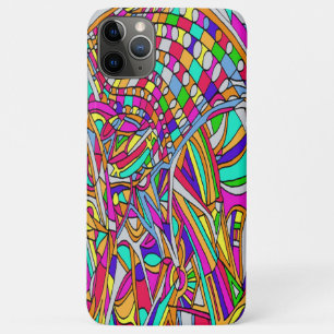 Abstracte Bloemen iPhone 11 Pro Max Hoesje