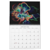 Abstracte bloemen en Natuur kunst Kalender (Jan 2026)