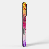 Abstracte bloemen en warme Waterverf Case-Mate iPhone Case (Achterkant / Rechts)