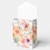 Abstracte bloemen kleurrijke viering bedankdoosjes (Geopend)