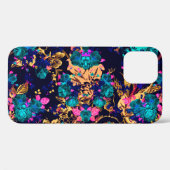 Abstracte bloemen, kotskeertje Case-Mate iPhone case (Achterkant (horizontaal))