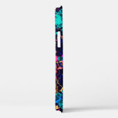 Abstracte bloemen, kotskeertje Case-Mate iPhone case (Achterkant / Rechts)