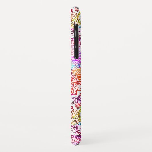 Abstracte bloemen, met een kleur, Case-Mate iPhone case (Achterkant/links)