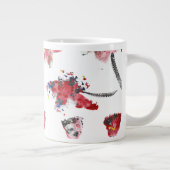 Abstracte Bloemen Mok (Rechts)