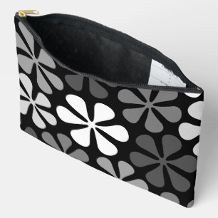 Abstracte bloemen monochroom etui
