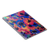 Abstracte  bloemen notitieboek (Rechterzijde)