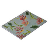 Abstracte bloemen notitieboek (Linkerzijde)