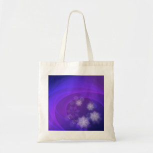 Abstracte bloemen op gevouwen Indische achtergrond Tote Bag