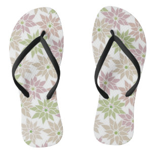Abstracte bloemen romantisch patroon cartoon teenslippers