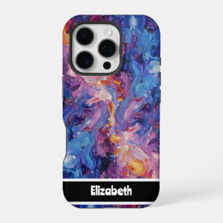 Abstracte Bloemen Telefoon Hoesje iPhone 16 Pro Hoesje