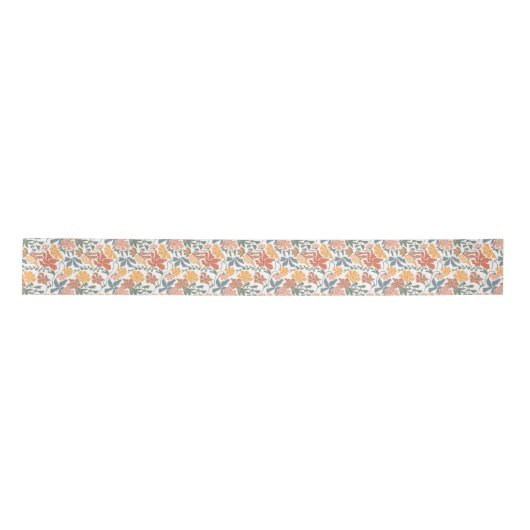 Abstracte Bloemen & Vogels Mid Century Modern Patt Lint (Voorkant)