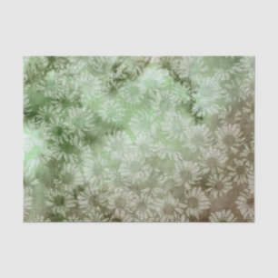 Abstracte bloemen voor bloementeelt tissuepapier