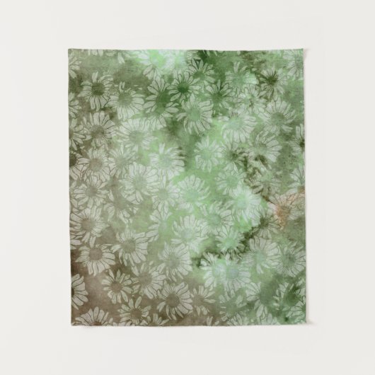 Abstracte bloemen voor bloementeelt wandkleed (Voorkant)